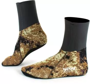 Seac Seal Skin Camouflage 3mm Neopren Socken (0210060VAR) braun