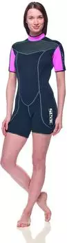 Seac Sense Short Shorty in 2.5mm Neopren (0010079032125A) schwarz/pink