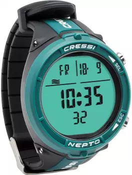 Cressi Nepto Freitauch-Computeruhr, gr&uuml;n (KS841098)