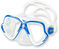 Mares 411067-BXBLWCL, Mares X-vision Mid 2.0 Diving Mask Durchsichtig,Blau Blue...