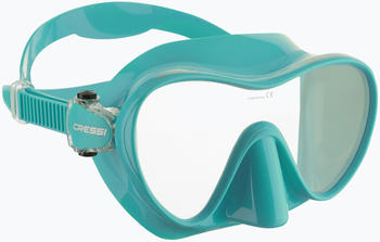 Cressi F1 diving mask turquoise