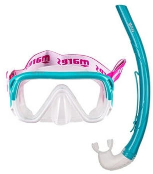 Mares Combo Keewee Junior aqua white/clear