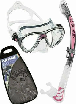 Cressi Big Eyes Evolution & Alpha Ultra Dry clear pink