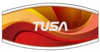 TUSA Maskenband-Schutzabdeckung Neopren, orange (TA-5008)