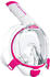 pink/weiß: Mares Sea Vu Dry + Schnorchelmaske