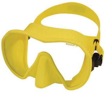 Beuchat Maxlux S Diving Mask Gelb