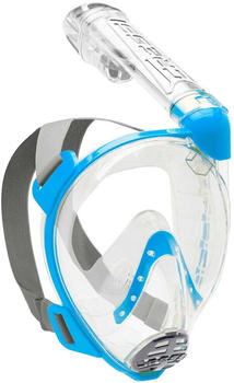 Cressi Baron Snorkeling Mask Blau-Transparent M-L (ADN030020)