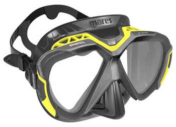 Mares X Wire Eco Box Diving Mask Gelb-Grau (411068-EBGRYBK)
