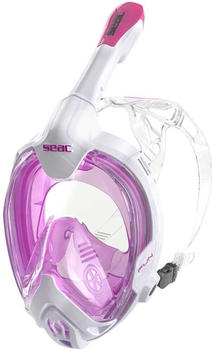 Seac Fun +10 Snorkeling Mask Junior Weiß-Rosa XS-S (1700014040132A)