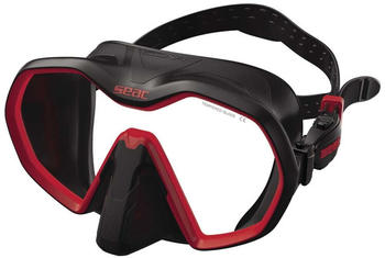 Seac Icona Black Mask Rot-Schwarz (0750069003538A)