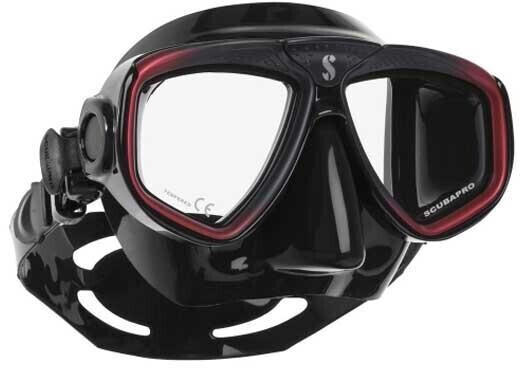 Scubapro Zoom Evo Diving Mask Rot-Schwarz (24157006)