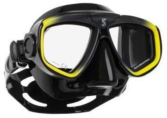 Scubapro Zoom Evo Snorkeling Mask Gelb-Schwarz (24157005)