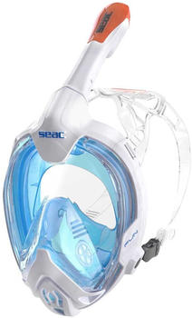 Seac Sub Fun +10 Snorkeling Mask Junior Weiß-Blau XS-S (1700014020122A)