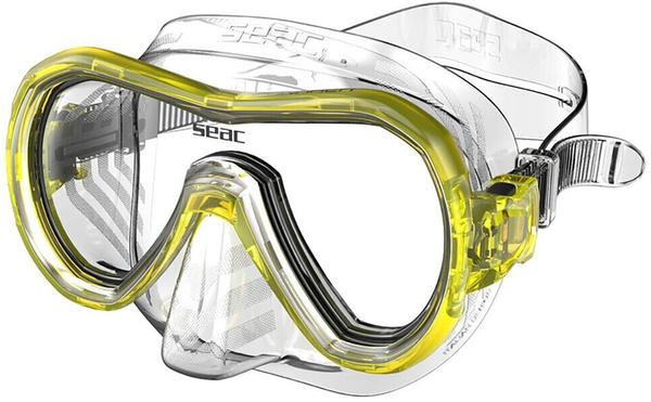 Seac Panarea Snorkeling Mask Transparent-Gelb (0750049000360A)