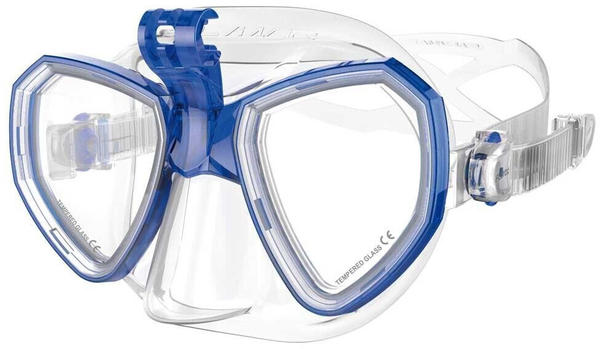 Salvimar Trinity Spearfishing Mask Transparent-Blau (000061BL)