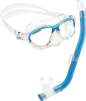 Cressi Moon + Top Colorama blue/clear