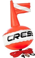 Cressi TA611500, Cressi Competition Bojenleine (TA611500) Orange/Weiss