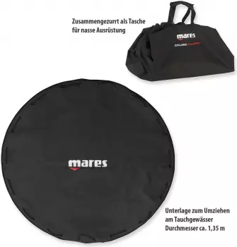 Mares Cruise Carpet Tauchrucksack, schwarz, Unisex (415478)