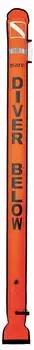 Mares Buoy-Diver Alert Marker Tauchboje mit reflektierendem Band, orange (415743)