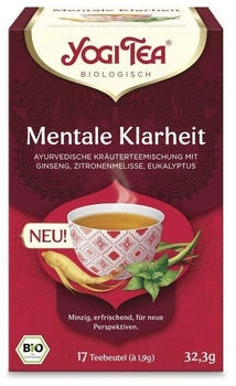 Yogi Tea Bio Mentale Klarheit 17 St&uuml;ck