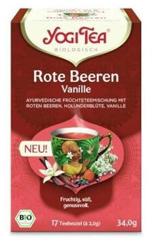 Yogi Tea Bio Rote Beeren Vanille 17 Stück