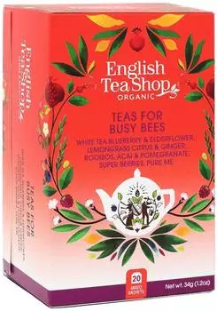 English Tea Shop For Busy Bees Tee-Kollektion 20 Teebeutel
