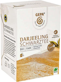 Gepa Bio Darjeeling Schwarztee 20 Teebeutel 40g