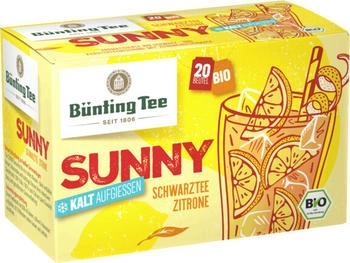 Bünting Tee Bio Sunny Schwarztee-Zitrone 50g