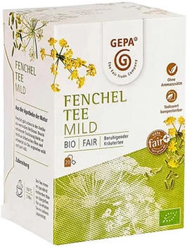Gepa Bio Fenchel Tee Mild 20 Teebeutel 34g