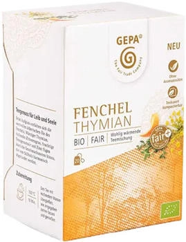 Gepa Bio Fenchel Thymian Tee 20 Teebeutel 30g