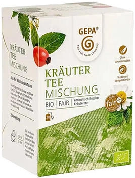 Gepa Bio Kräuterteemischung 20 Teebeutel 34g