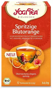 Yogi Tea Bio Spritzige Blutorange 34g