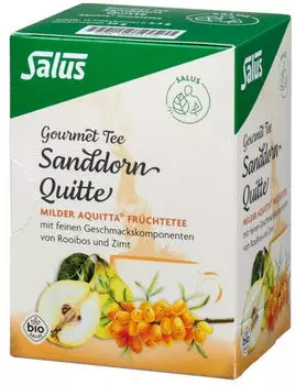 Salus Sanddorn Quitte Gourmet Tee 15 Beutel – Natürliche Aromenvielfalt für anspruchsvolle Gaumen