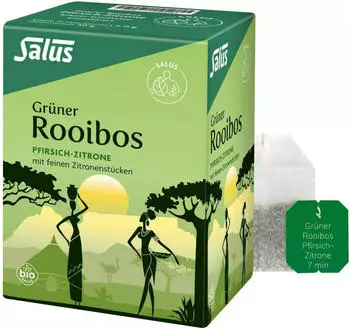 Salus Gr&uuml;ner Rooibos Tee Pfirsich-Zitrone Bio 15 Beutel