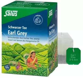Salus Earl Grey schwarzer Tee Bio 15 Beutel