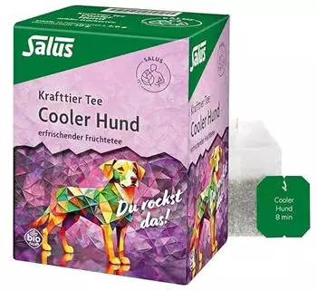 Salus Krafttier Tee Cooler Hund Bio 15 Beutel 30g