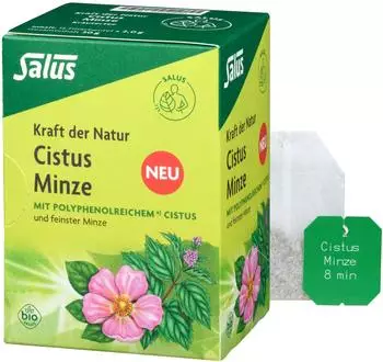 Salus Kraft der Natur Cistus Minze Kr&auml;utertee Bio 15 Beutel 30g