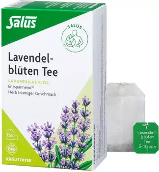 Salus Lavendelblüten Tee Bio 15 Beutel