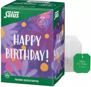 Salus Teegrüße Happy Birthday! Kräutertee Bio 15 Beutel 30g