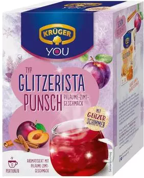 Krüger Glitzerista Limo Pflaume-Zimt-Geschmack (10 Portionen)
