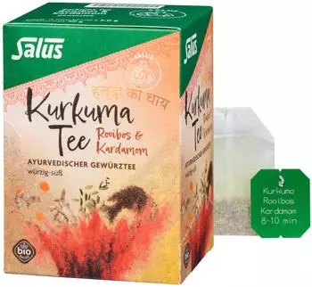 Salus Kurkuma Tee Rooibos & Kardamom Bio 15 Beutel