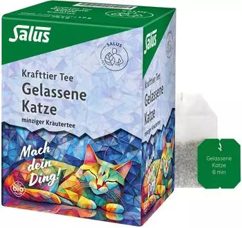 Salus Krafttier Tee Gelassene Katze Bio 15 Beutel 28g