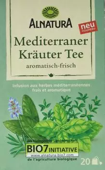 Alnatura Bio Mediterraner Kräuter Tee 40g