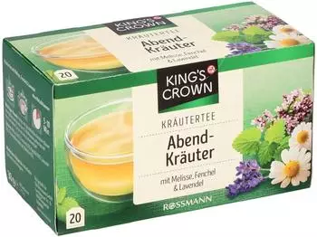 King's Crown Kr&auml;utertee Abendkr&auml;uter 30g