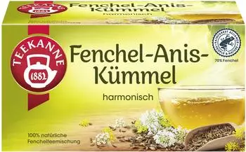 Teekanne Teemischung Fenchel-Anis-K&uuml;mmel 40g
