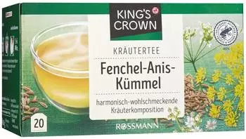 King's Crown Kr&auml;utertee Fenchel-Anis-K&uuml;mmel 40g