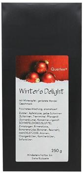 Quertee Früchtetee - "Winters Delight" - mit Winterapfel, geröstete Mandel Geschmack , 1er Pack (1 x 0.25 kg)