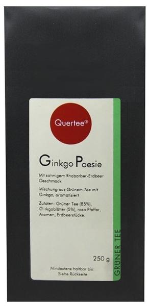 Quertee Sencha Ginkgo Poesie Grüner Tee 250 g