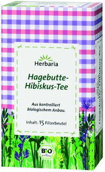Herbaria Hagebutte-Hibiskus-Tee (15 Stk.)