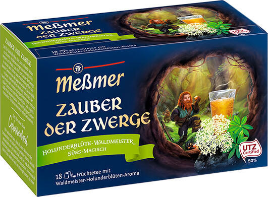 Meßmer Zauber der Zwerge Holunderblüte-Waldmeister (18 Stk.)